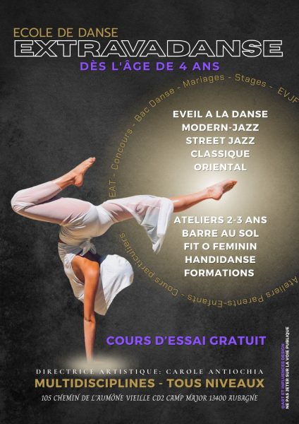Flyer extravadanse aubagne 2025-2026